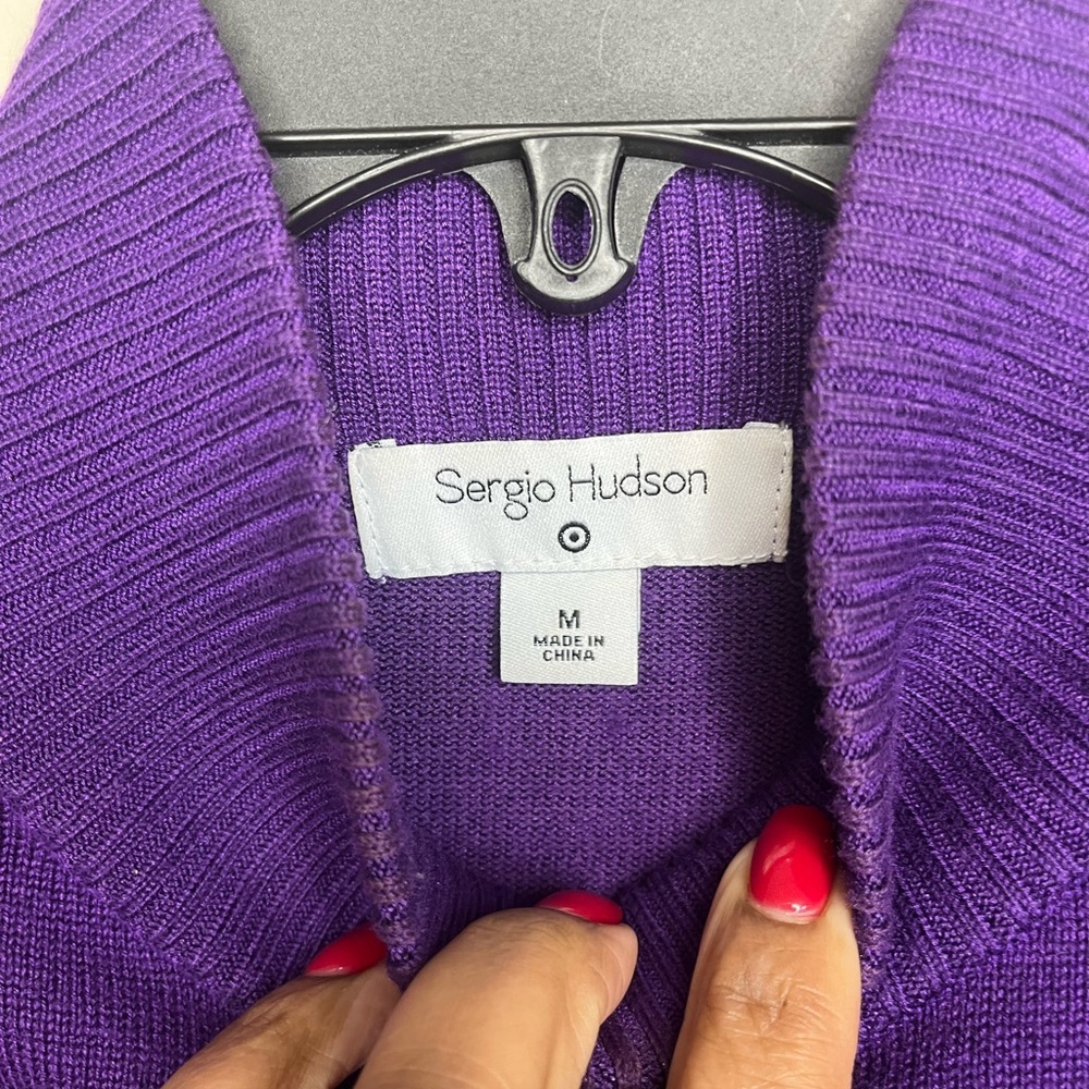 Sergio Hudson for Target Knit Turtleneck Dress, size M, - Picture 4 of 6